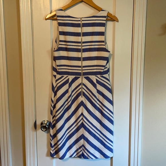 The Limited Woven Blue Stripe Dress - Picture 2 of 3